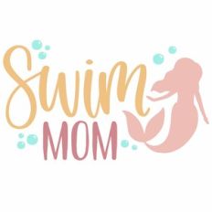Swim Mom Mermaid