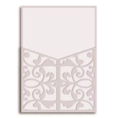 5x7 Gatefold Ornate Invitation Set