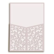 5x7 Gatefold Leaf Invitation Set