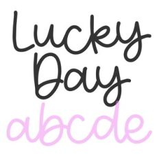 BFC Lucky Day Cursive Font
