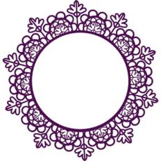 Mandala Monogram Circle