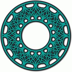 abstract doily