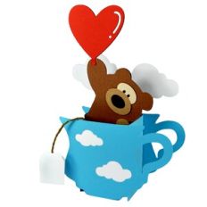 Teddy Teacup Card-in-a-Box
