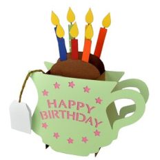 Happy Birthday Teacup Card-in-a-Box