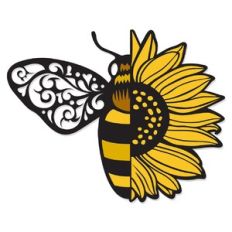 Sunflower Bee Split