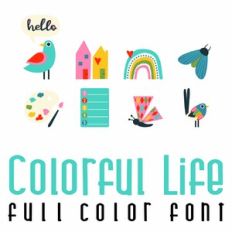 Colorful Life Full Color Font