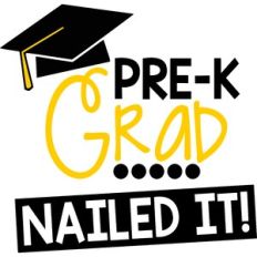 Pre-K Grad Nailed It