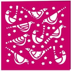 Little Songbirds Cutout Card