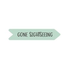 Gone Sightseeing Arrow