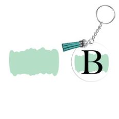 Keychain Pattern, Paint Brush Stroke Key ring