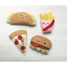 Fast Food felt sewing pattern