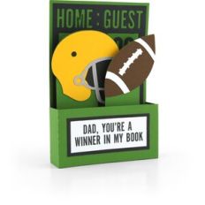 5X7 Box Card Football