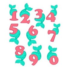 Mermaid Number Set