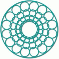 abstract circle frame