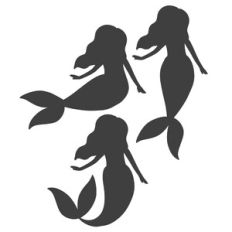 Mermaid Silhouette Set