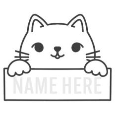 Kawaii Cat Boy Frame