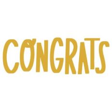 Congrats