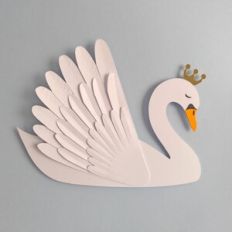 Swan With Crown