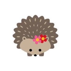 Cute Floral Porcupine