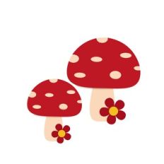 Floral Mushroom
