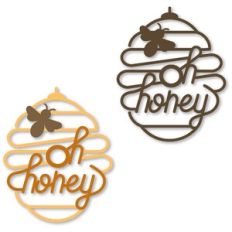 Beehive Oh Honey Word Art