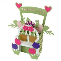 Park Bench Thank You Card-in-Box