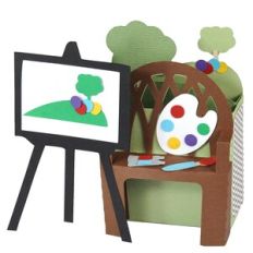 Park Bench Artist Card-in-Box