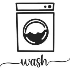 Wash - Laundry Room Decor