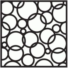 bubbles 12x12 screen