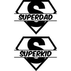 Super Dad Super Kid Father's Day