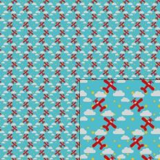 plane in the sky pattern