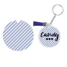 Round Circle striped Pattern, Keychain Patterns