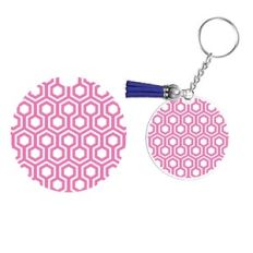 Round Circle geometric Pattern, Keychain Patterns