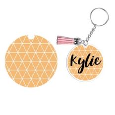 Round Circle Pattern, Keychain Patterns