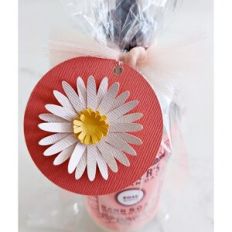 daisy flower gift tag