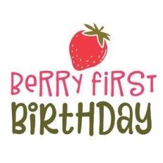Berry first birthday