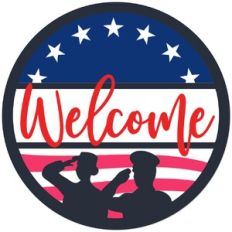 Memorial Day Welcome Sign