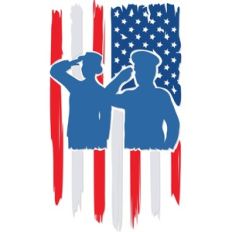 Memorial Day American Flag Salute