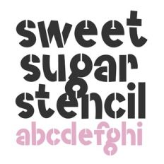 BFC Sweet Sugar Stencil Font