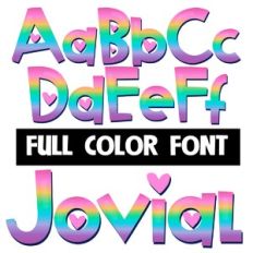 Jovial Color Font
