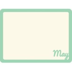 may journaling card