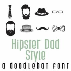 Hipster Dad Style Doodlebat Font