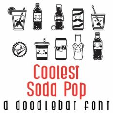 Coolest Soda Pop Doodlebat Font