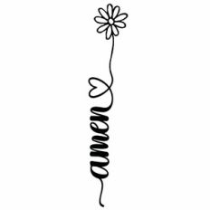 Amen Flower Word