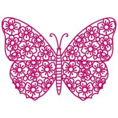 Intricate Apple Blossom Butterfly