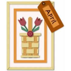 april on the docket quilt block
