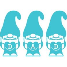 gnomes with dad heart