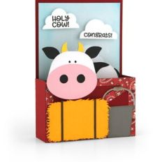 5x7 Box Card Cow Barn