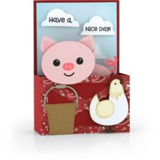 5x7 Box Card Pig Barn