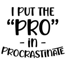 Procrastinate